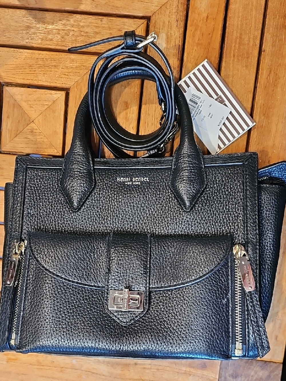 Henri Bendel Rivington Mini Tote Black